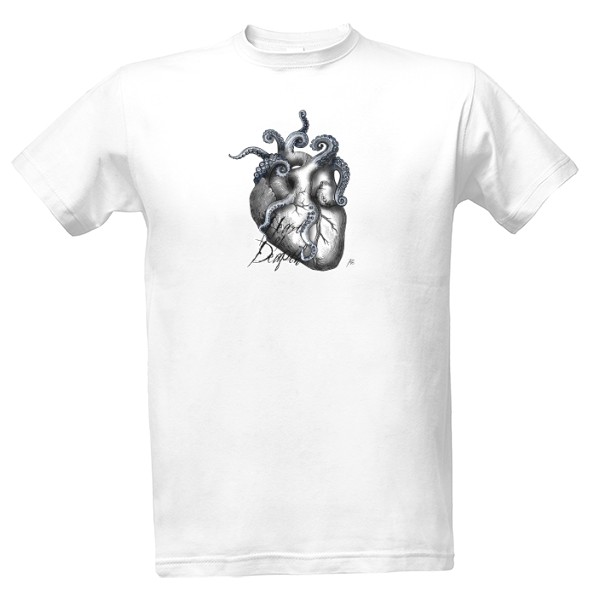 Tričko s potiskem Heart of Depth